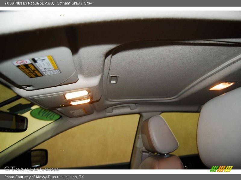 Gotham Gray / Gray 2009 Nissan Rogue SL AWD