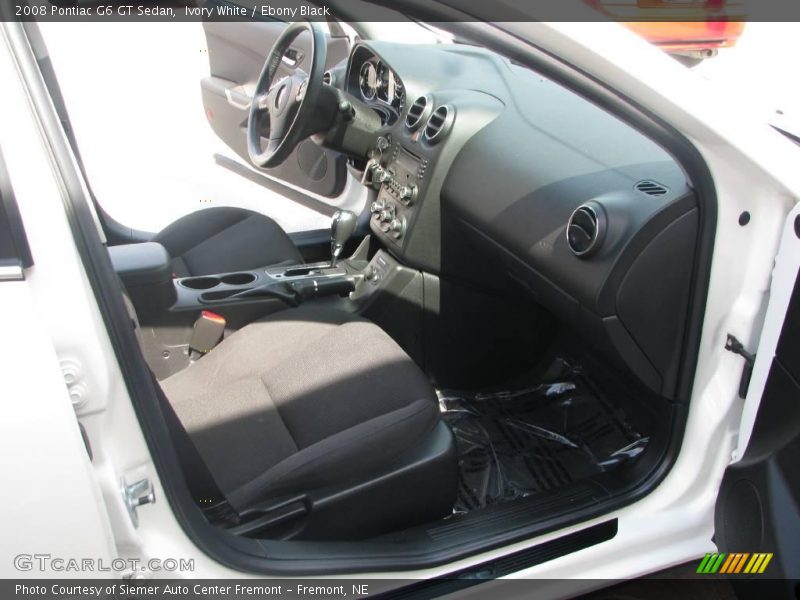 Ivory White / Ebony Black 2008 Pontiac G6 GT Sedan