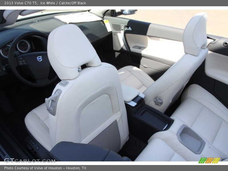 Ice White / Calcite/Off Black 2013 Volvo C70 T5