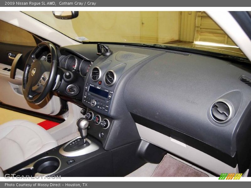 Gotham Gray / Gray 2009 Nissan Rogue SL AWD