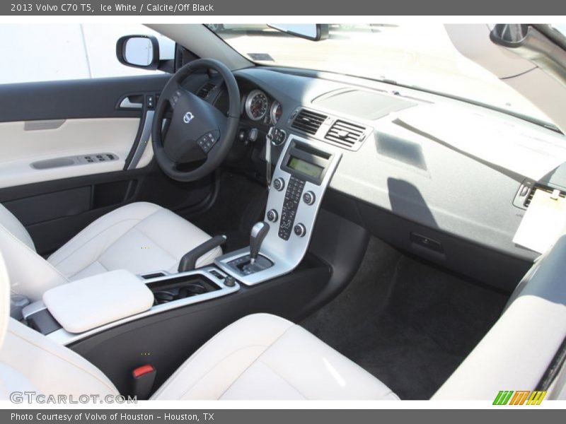 Ice White / Calcite/Off Black 2013 Volvo C70 T5