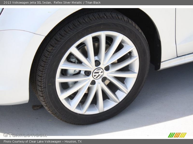 Reflex Silver Metallic / Titan Black 2013 Volkswagen Jetta SEL Sedan