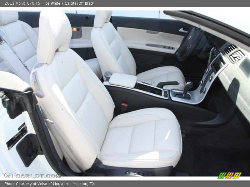 Ice White / Calcite/Off Black 2013 Volvo C70 T5