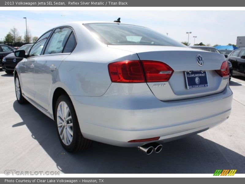 Reflex Silver Metallic / Titan Black 2013 Volkswagen Jetta SEL Sedan
