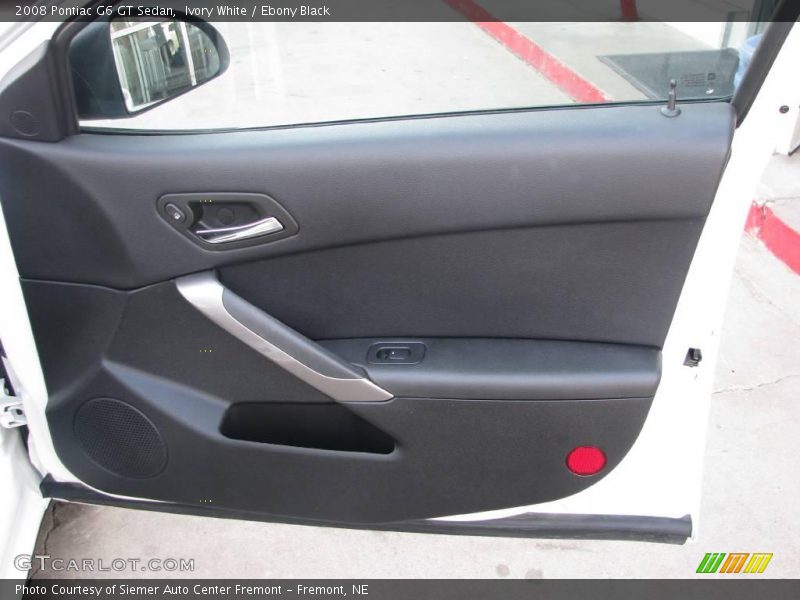 Ivory White / Ebony Black 2008 Pontiac G6 GT Sedan