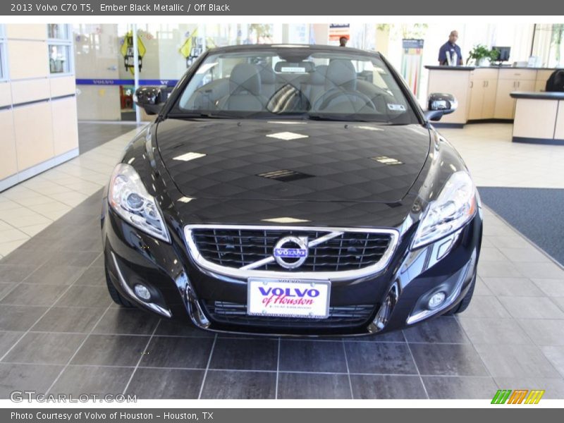 Ember Black Metallic / Off Black 2013 Volvo C70 T5