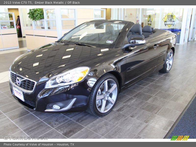 Ember Black Metallic / Off Black 2013 Volvo C70 T5