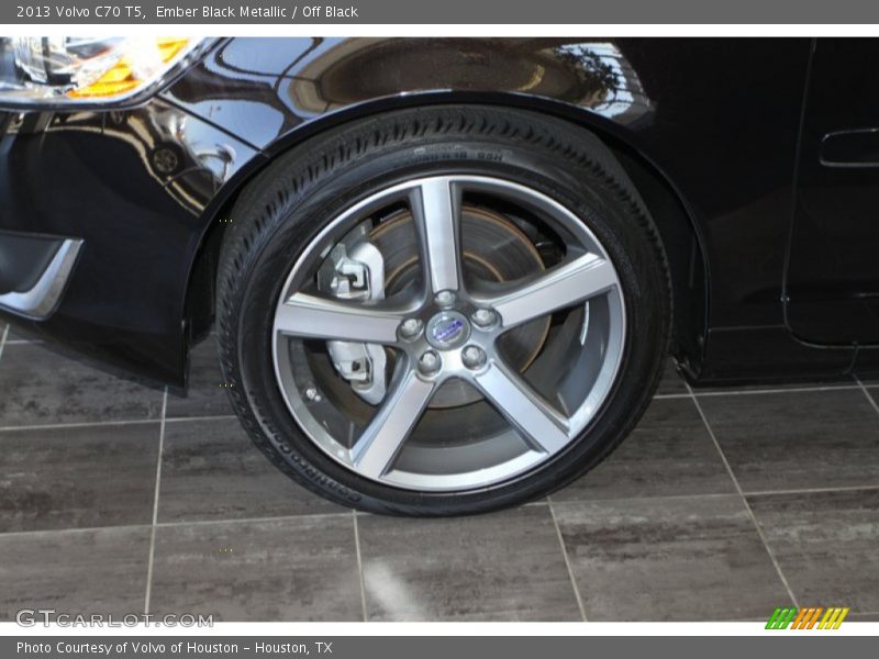 Ember Black Metallic / Off Black 2013 Volvo C70 T5
