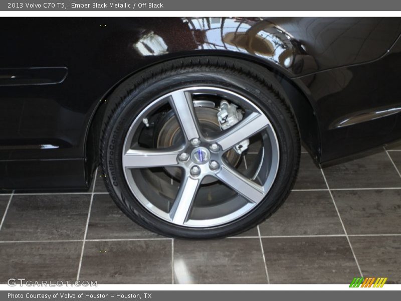 Ember Black Metallic / Off Black 2013 Volvo C70 T5