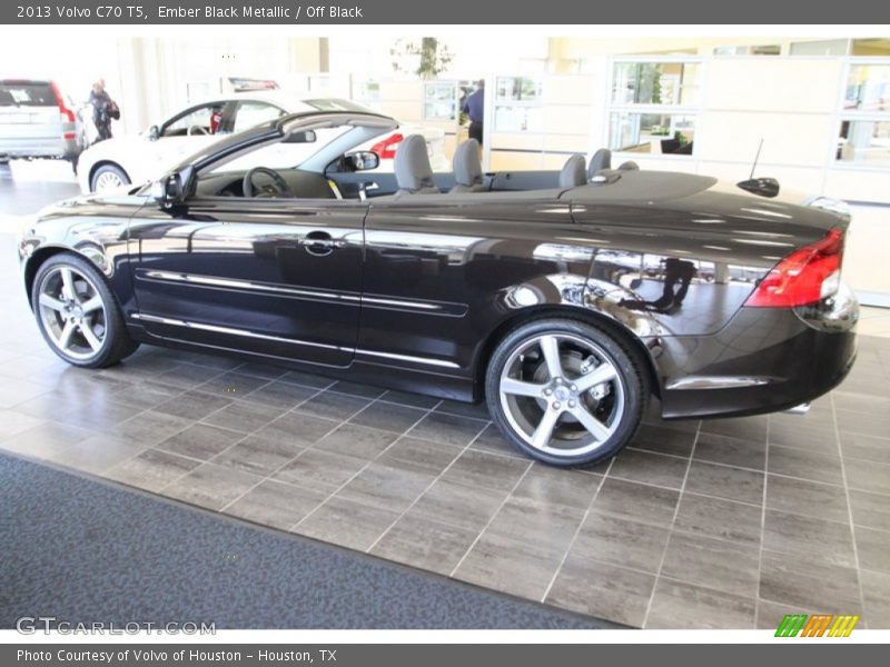 Ember Black Metallic / Off Black 2013 Volvo C70 T5