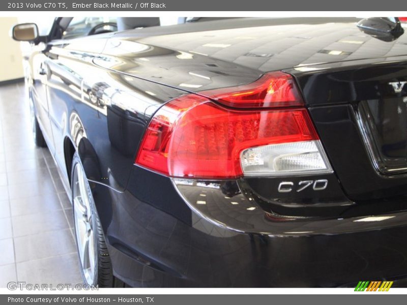 Ember Black Metallic / Off Black 2013 Volvo C70 T5