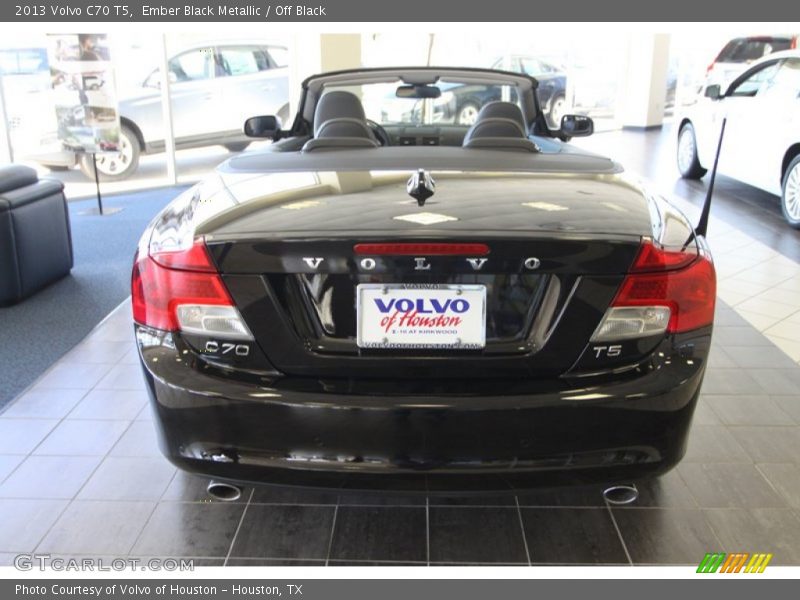 Ember Black Metallic / Off Black 2013 Volvo C70 T5