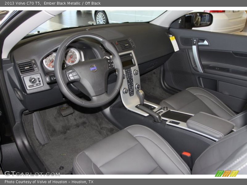 Ember Black Metallic / Off Black 2013 Volvo C70 T5