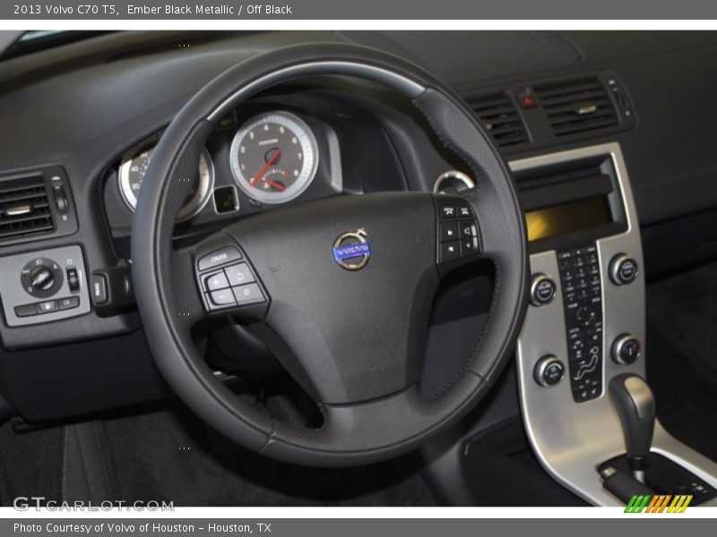 Ember Black Metallic / Off Black 2013 Volvo C70 T5