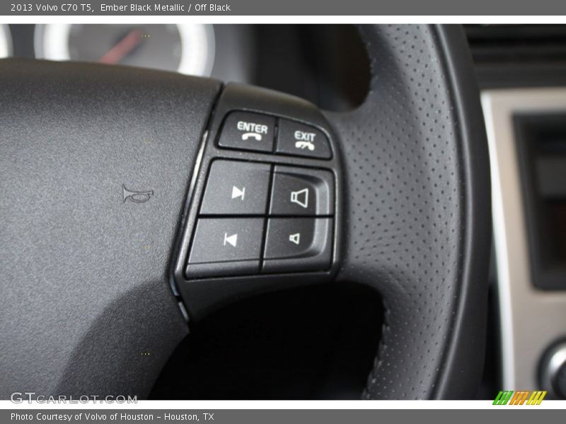 Ember Black Metallic / Off Black 2013 Volvo C70 T5
