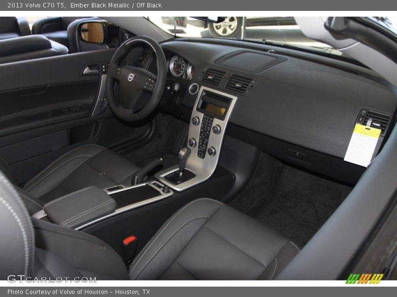 Ember Black Metallic / Off Black 2013 Volvo C70 T5