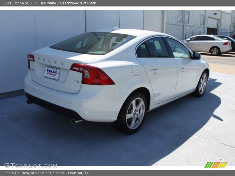 Ice White / Beechwood/Off Black 2013 Volvo S60 T5