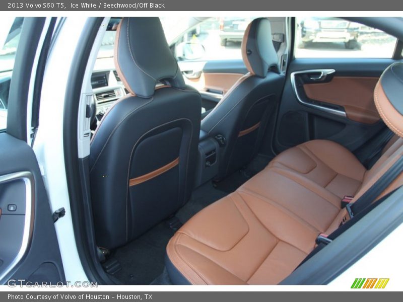 Ice White / Beechwood/Off Black 2013 Volvo S60 T5