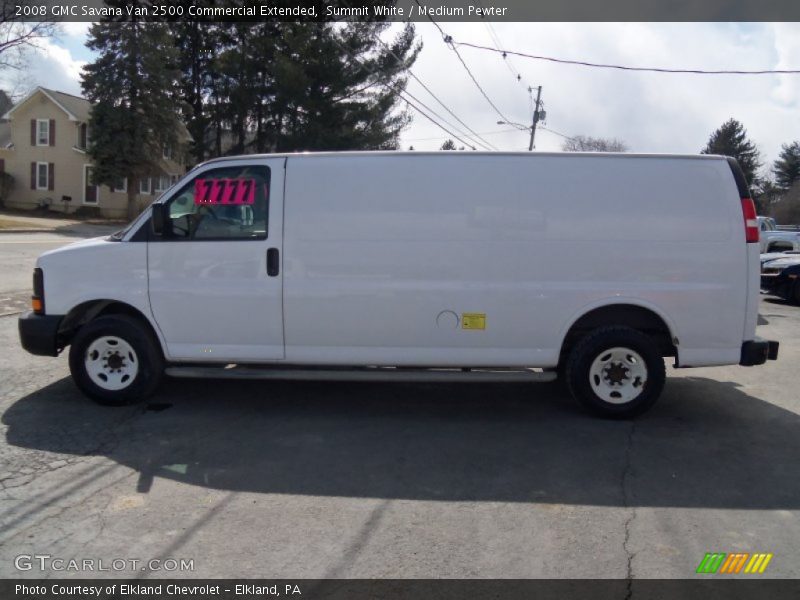 Summit White / Medium Pewter 2008 GMC Savana Van 2500 Commercial Extended