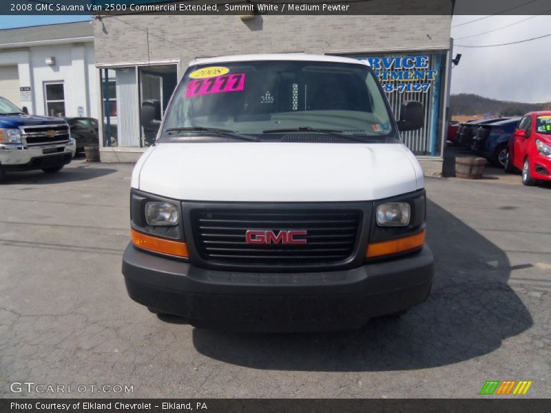 Summit White / Medium Pewter 2008 GMC Savana Van 2500 Commercial Extended