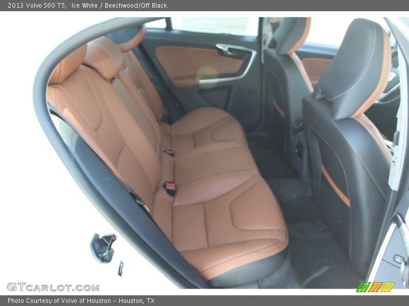 Ice White / Beechwood/Off Black 2013 Volvo S60 T5