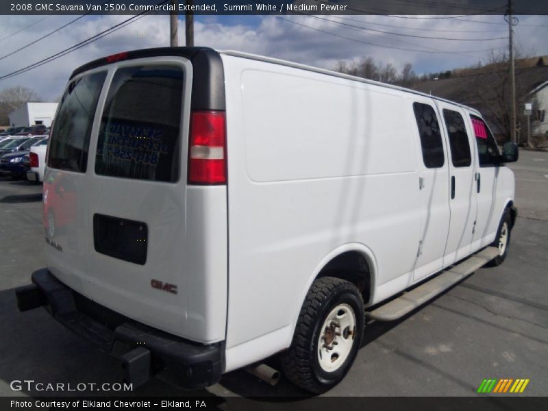Summit White / Medium Pewter 2008 GMC Savana Van 2500 Commercial Extended