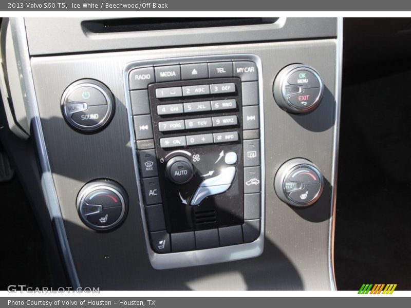Ice White / Beechwood/Off Black 2013 Volvo S60 T5