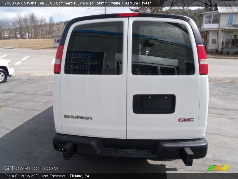 Summit White / Medium Pewter 2008 GMC Savana Van 2500 Commercial Extended
