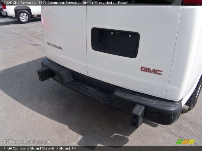Summit White / Medium Pewter 2008 GMC Savana Van 2500 Commercial Extended
