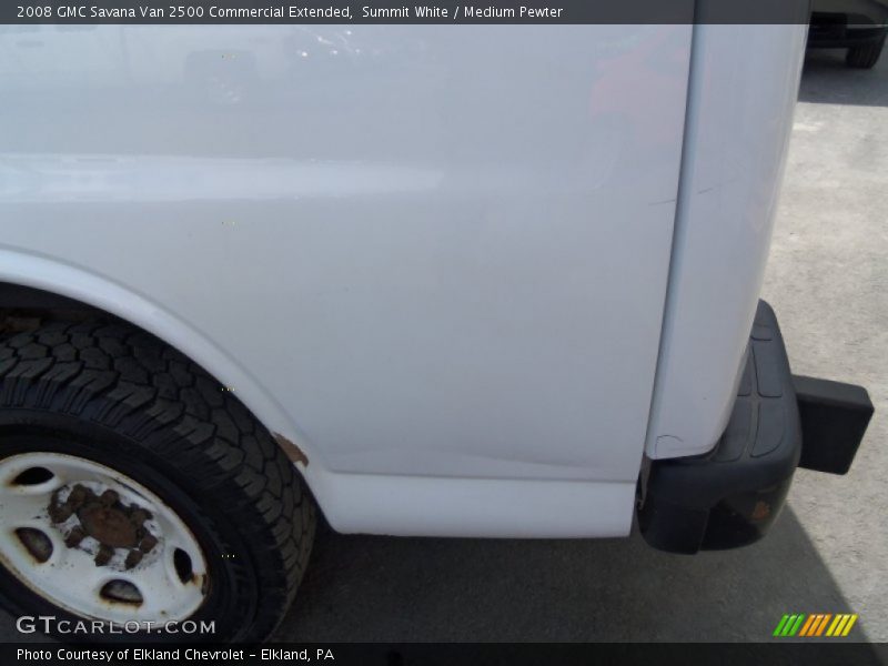 Summit White / Medium Pewter 2008 GMC Savana Van 2500 Commercial Extended