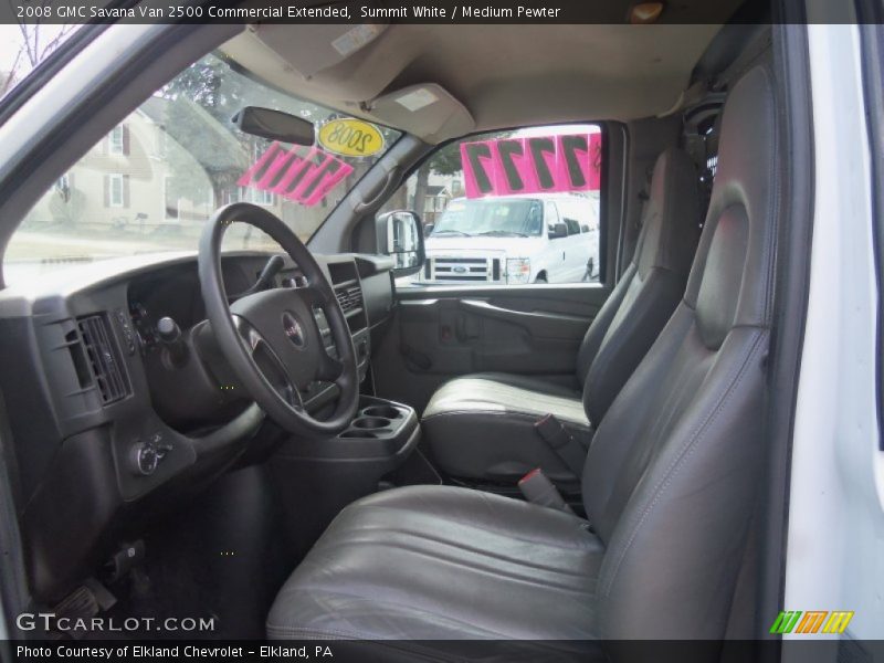 Summit White / Medium Pewter 2008 GMC Savana Van 2500 Commercial Extended