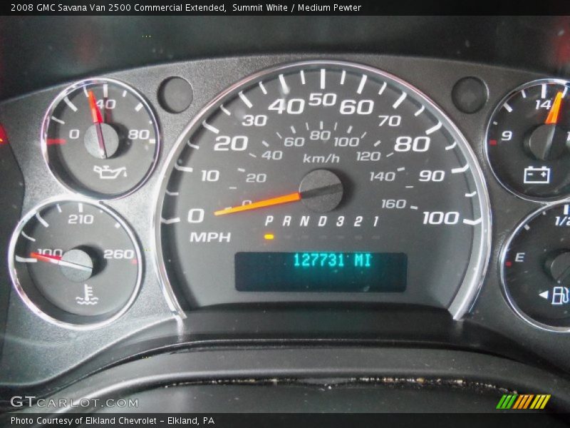 Summit White / Medium Pewter 2008 GMC Savana Van 2500 Commercial Extended
