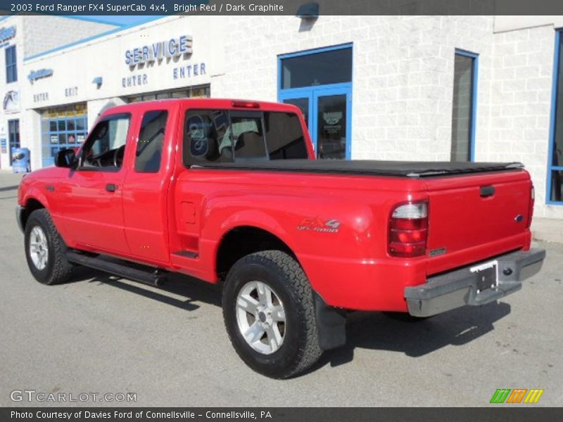 Bright Red / Dark Graphite 2003 Ford Ranger FX4 SuperCab 4x4