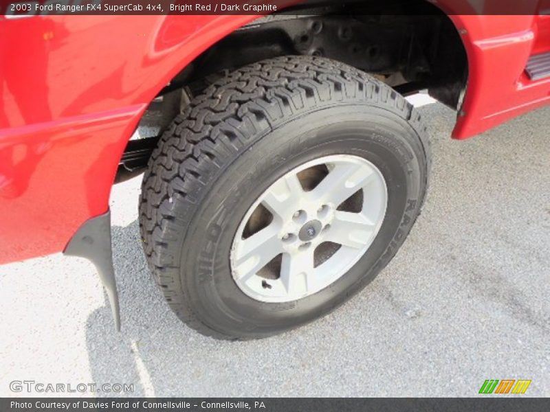 Bright Red / Dark Graphite 2003 Ford Ranger FX4 SuperCab 4x4