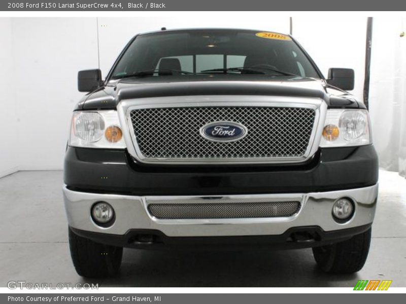 Black / Black 2008 Ford F150 Lariat SuperCrew 4x4
