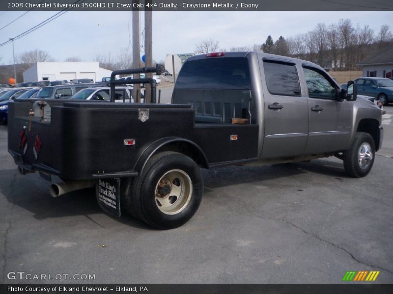 Graystone Metallic / Ebony 2008 Chevrolet Silverado 3500HD LT Crew Cab 4x4 Dually