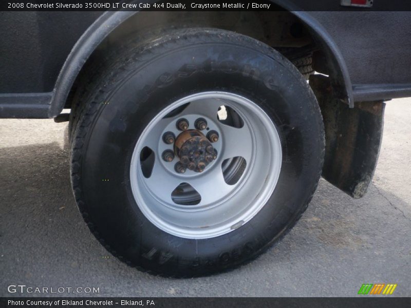 Graystone Metallic / Ebony 2008 Chevrolet Silverado 3500HD LT Crew Cab 4x4 Dually