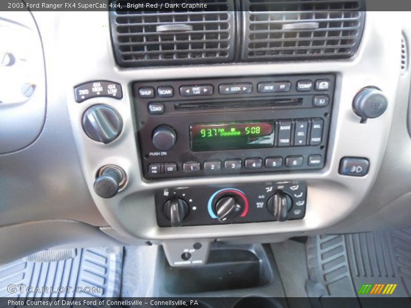 Bright Red / Dark Graphite 2003 Ford Ranger FX4 SuperCab 4x4