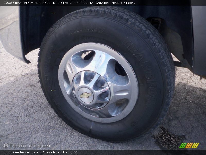 Graystone Metallic / Ebony 2008 Chevrolet Silverado 3500HD LT Crew Cab 4x4 Dually