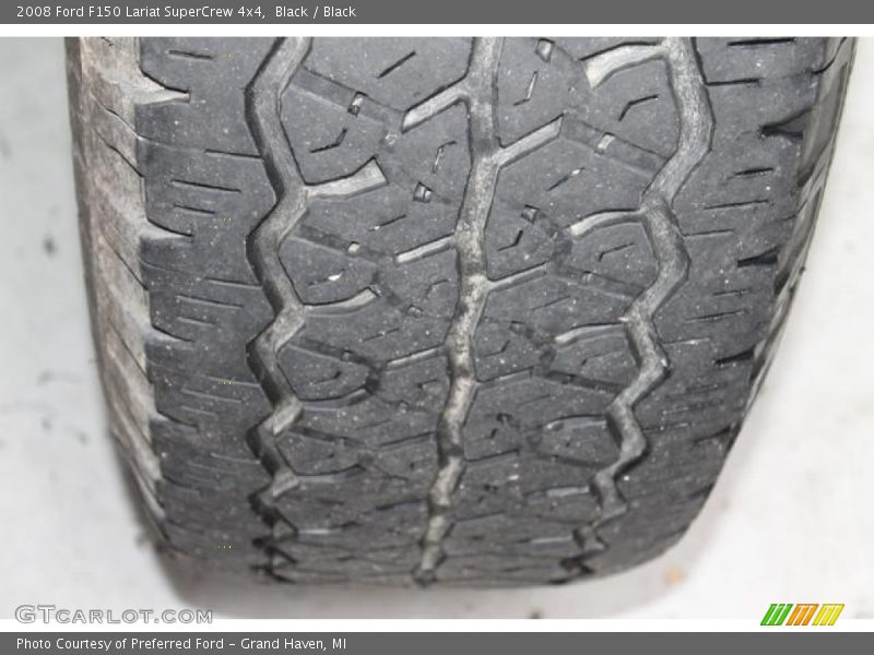 Black / Black 2008 Ford F150 Lariat SuperCrew 4x4