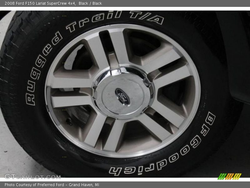 Black / Black 2008 Ford F150 Lariat SuperCrew 4x4