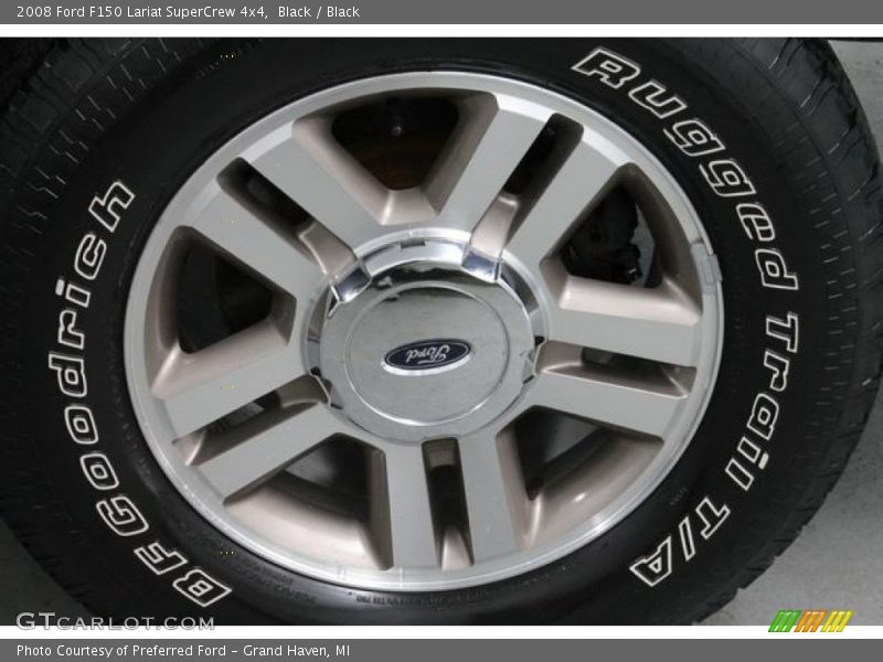 Black / Black 2008 Ford F150 Lariat SuperCrew 4x4