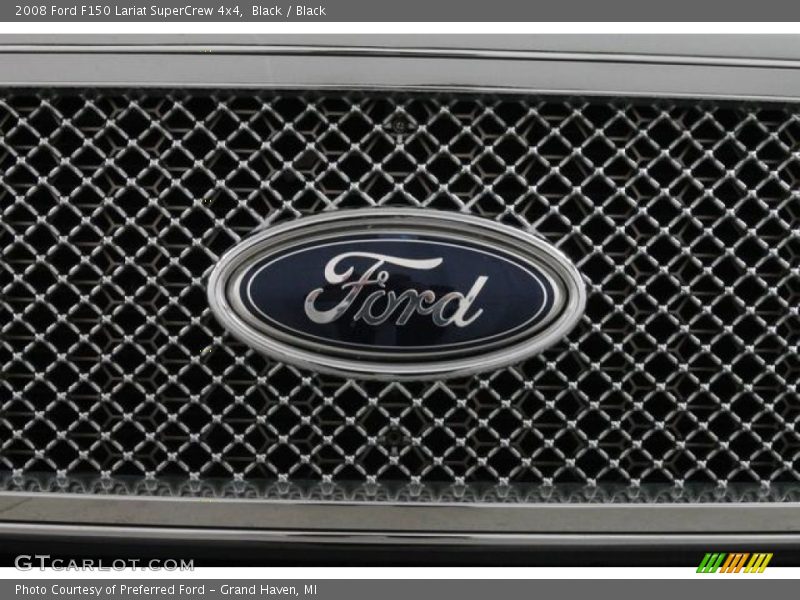 Black / Black 2008 Ford F150 Lariat SuperCrew 4x4