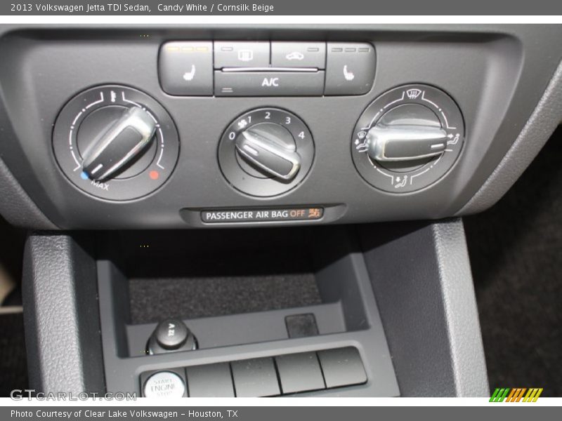Candy White / Cornsilk Beige 2013 Volkswagen Jetta TDI Sedan