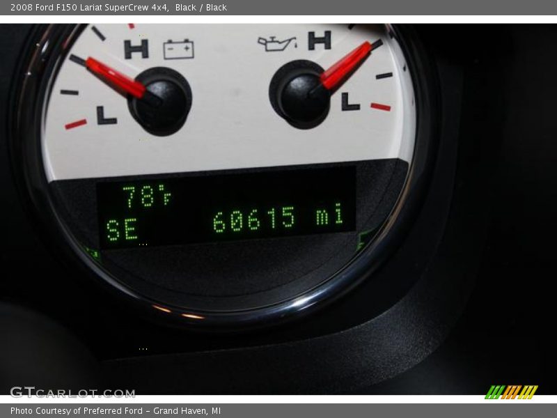 Black / Black 2008 Ford F150 Lariat SuperCrew 4x4
