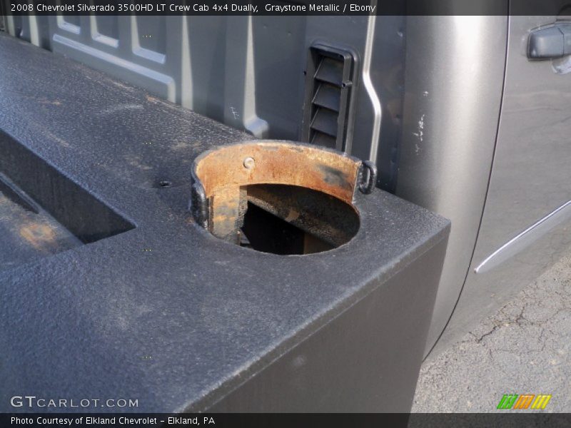 Graystone Metallic / Ebony 2008 Chevrolet Silverado 3500HD LT Crew Cab 4x4 Dually