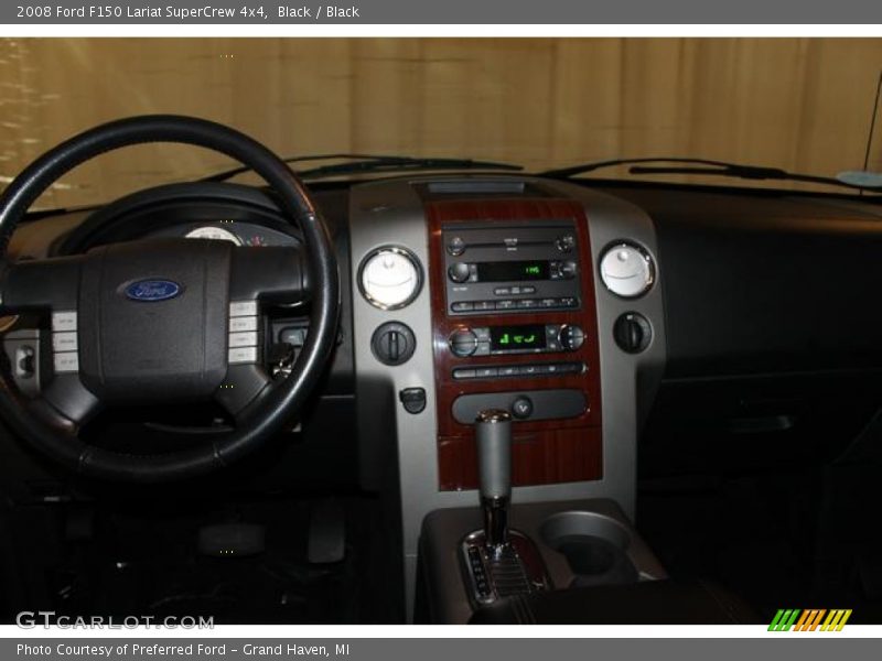 Black / Black 2008 Ford F150 Lariat SuperCrew 4x4