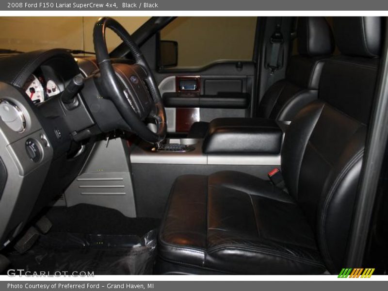 Black / Black 2008 Ford F150 Lariat SuperCrew 4x4