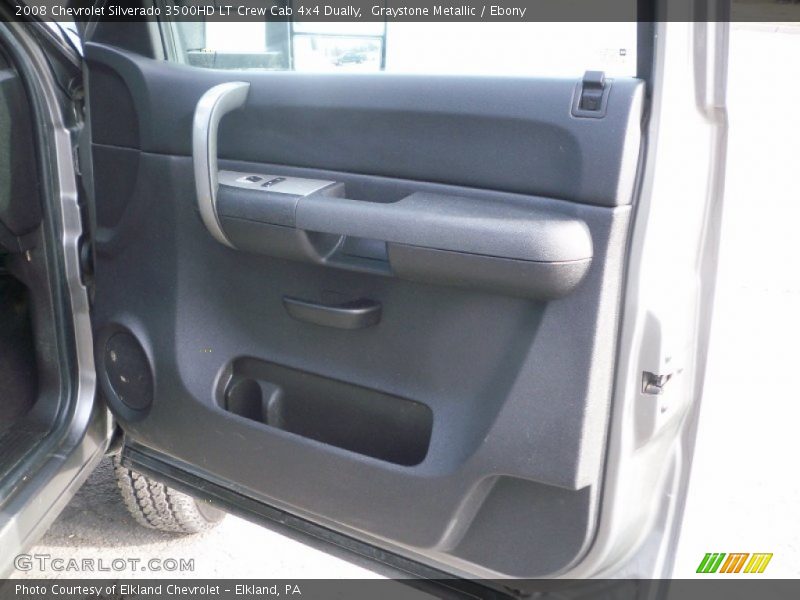 Graystone Metallic / Ebony 2008 Chevrolet Silverado 3500HD LT Crew Cab 4x4 Dually