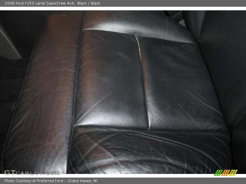 Black / Black 2008 Ford F150 Lariat SuperCrew 4x4